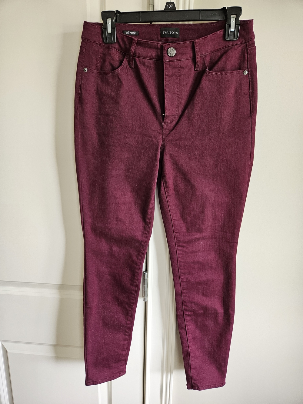 Talbots Petites Women's Burgundy Slim Jegging Jeans